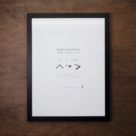 Black Wood Readymade Frame - Image 5