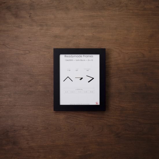 Black Wood Readymade Frame - Image 4